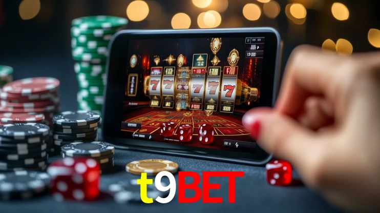 t9bet Logo - Bônus com Rollover Justo